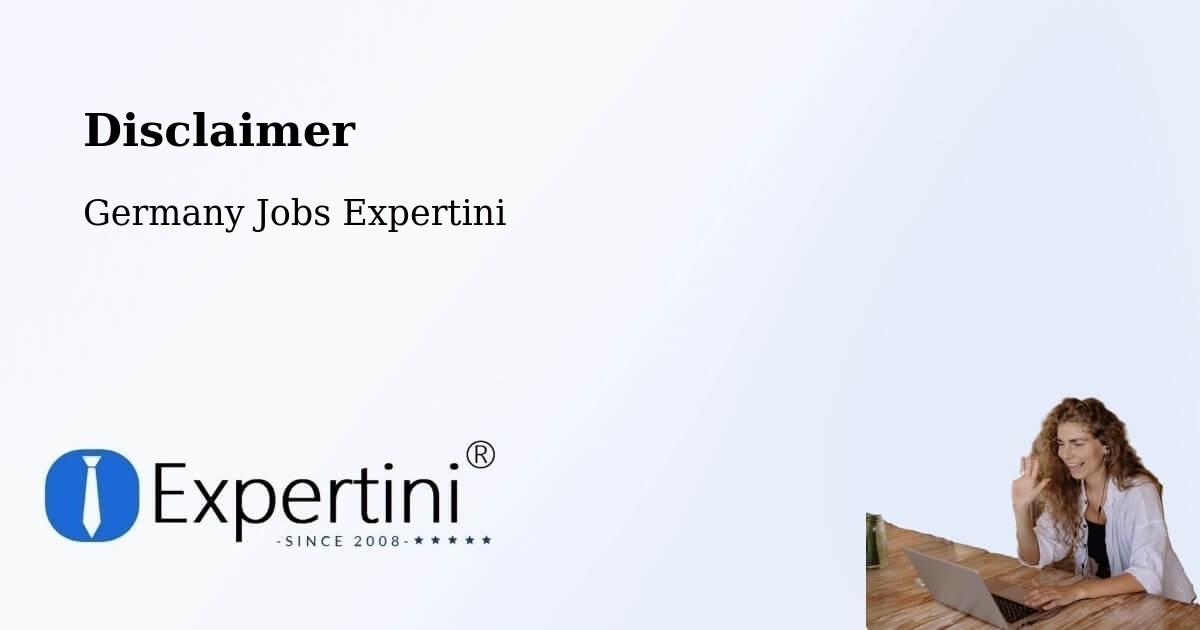 Disclaimer – Lähden - Germany Jobs Expertini