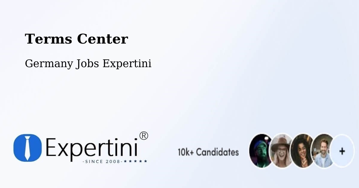 Terms of Service – Lähden - Germany Jobs Expertini